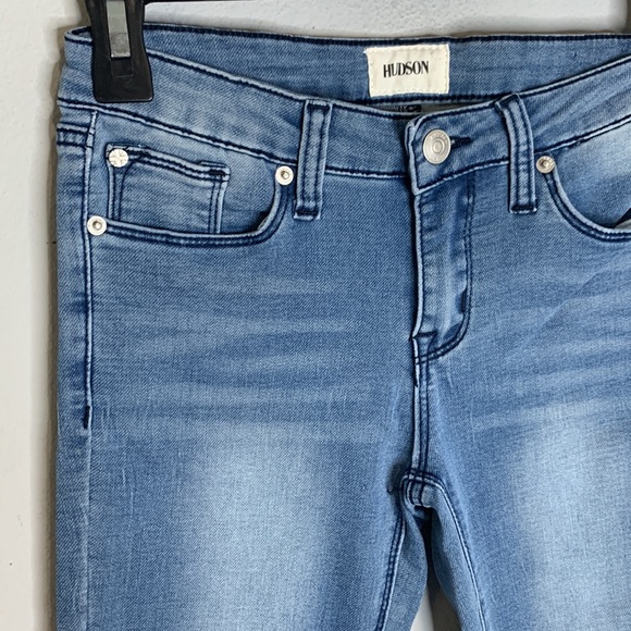 Hudson girls lightwash skinny jeggings jeans 14 - Picture 2 of 5